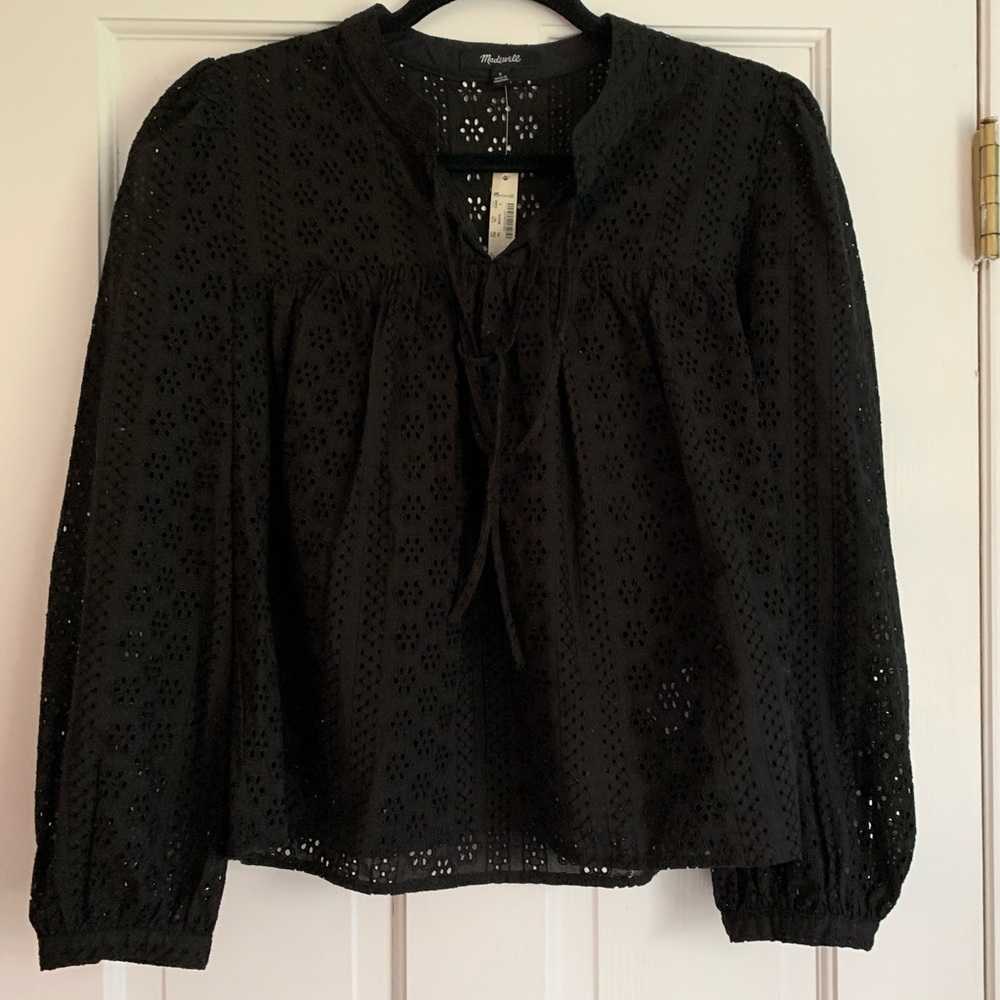 Black Madewell blouse